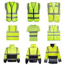 Atacado Hi Vis Vis Reffortive tráfego de bicicleta de trânsito Night, executando roupas de vestuário de segurança refletiva